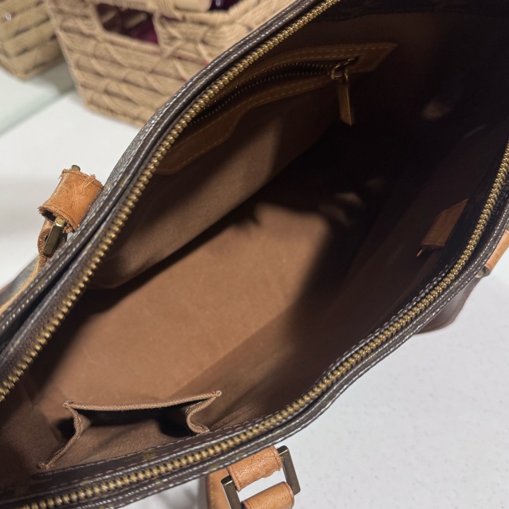 Louis Vuitton Cabas Piano Brown and Gold Monogram Tote Authentic - Picture 10 of 16